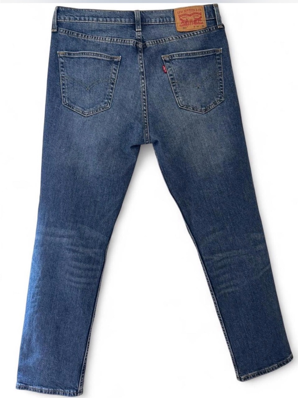 Levi's 511  Men's Straight Jeans in Medium Blue Denim